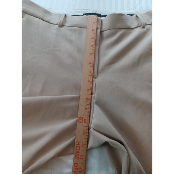 Ann Taylor The Jayne tan trouser pants 18 plus sz curvy wide leg minimalist - Picture 12 of 14